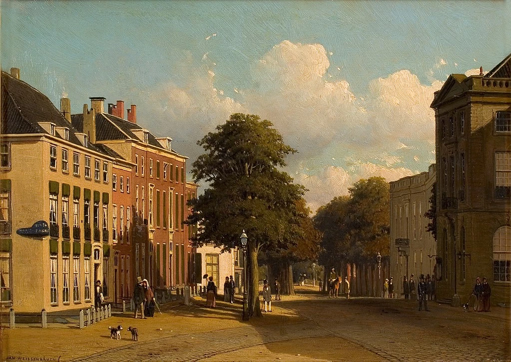 Veduta della Korte Voorhout all'Aia - Rijksmuseum Twenthe